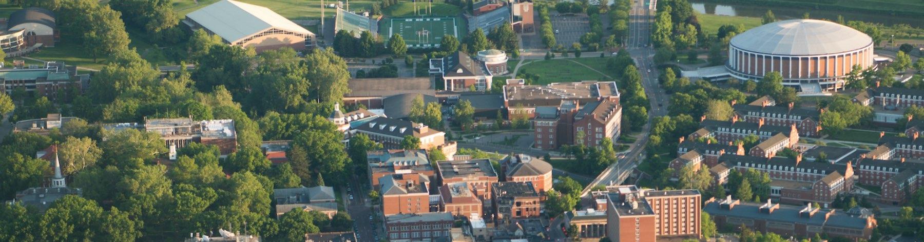 Aerial view of Athens Campus