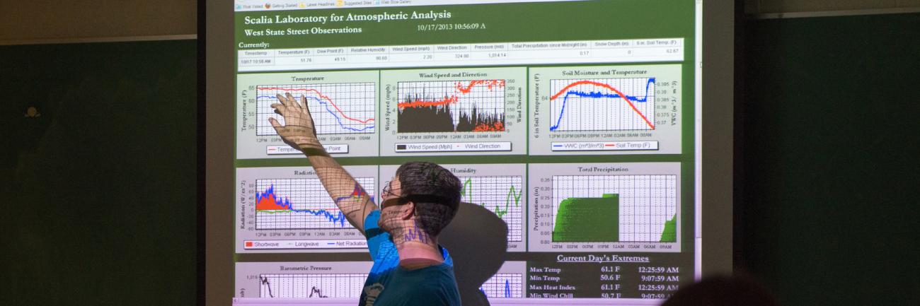 Kyle Clem talks about data collected at Ohio University