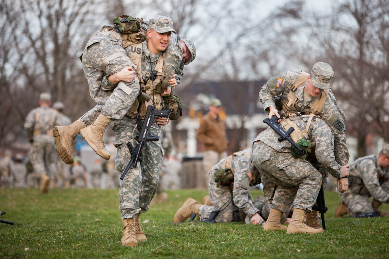 Ohio University Named One Of The Nation S Top Military Friendly Schools   Rsz 20140321 Rotc Training 0187 Jda 