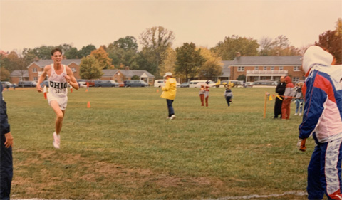 Sam Chamberlain running track