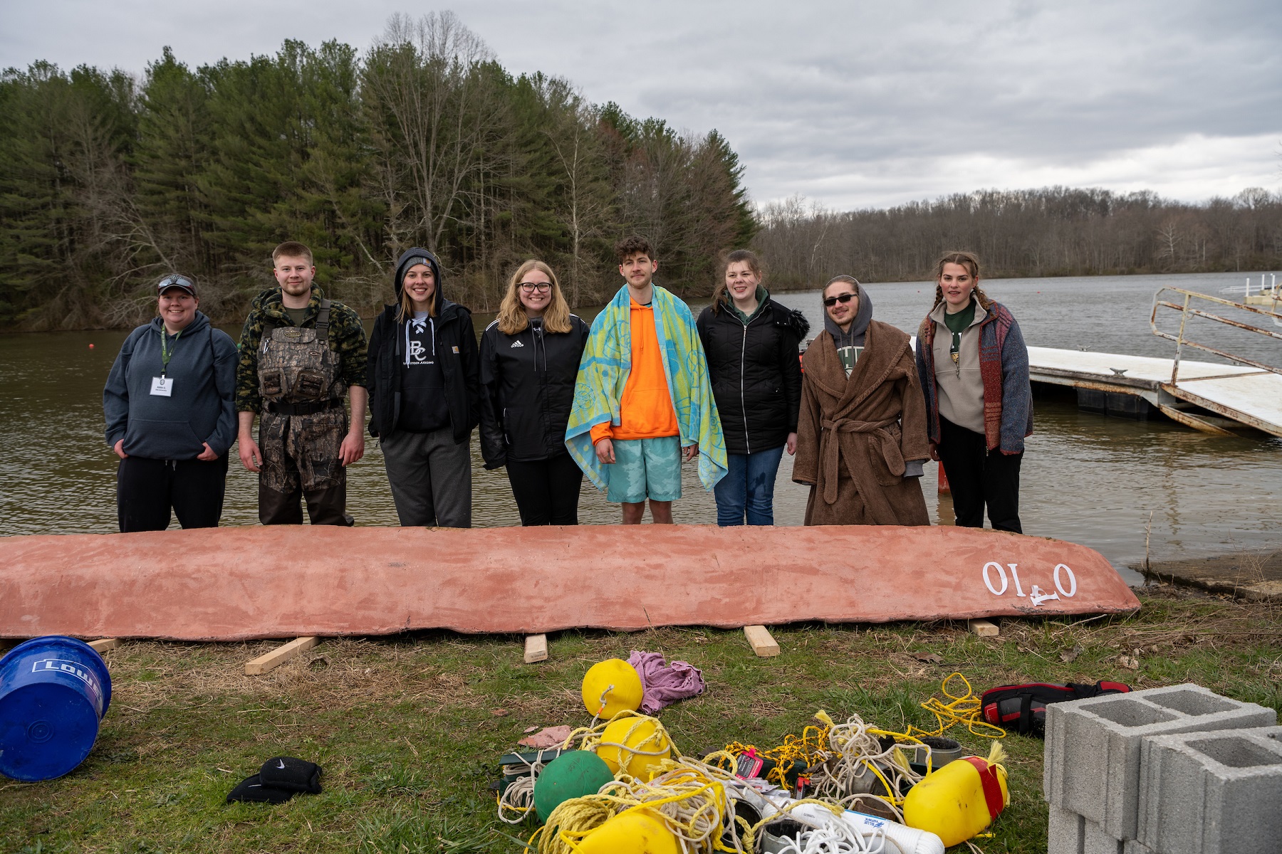 The Ohio University Concrete Canoe Team