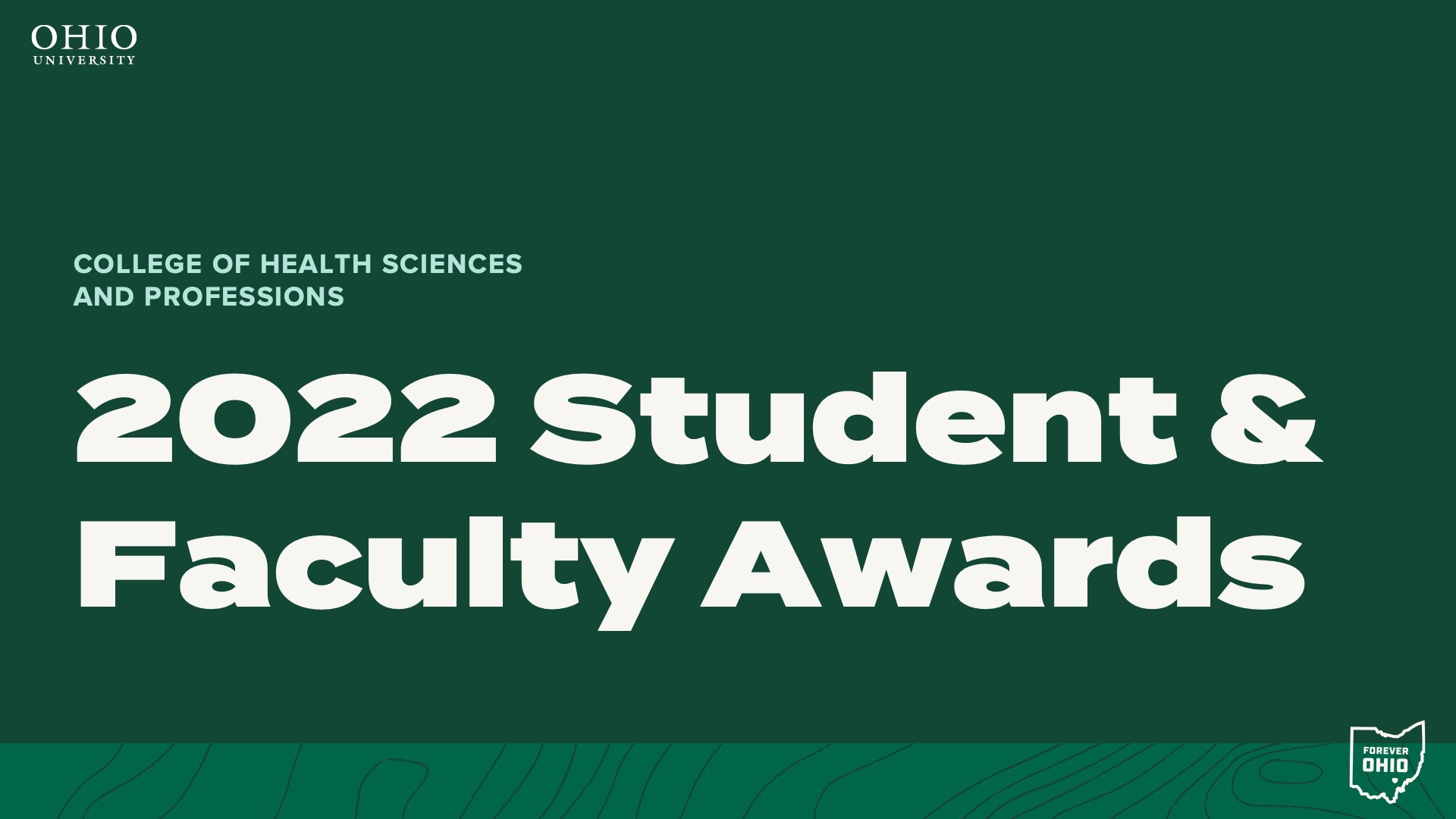 2022 Student and Faculty Awards