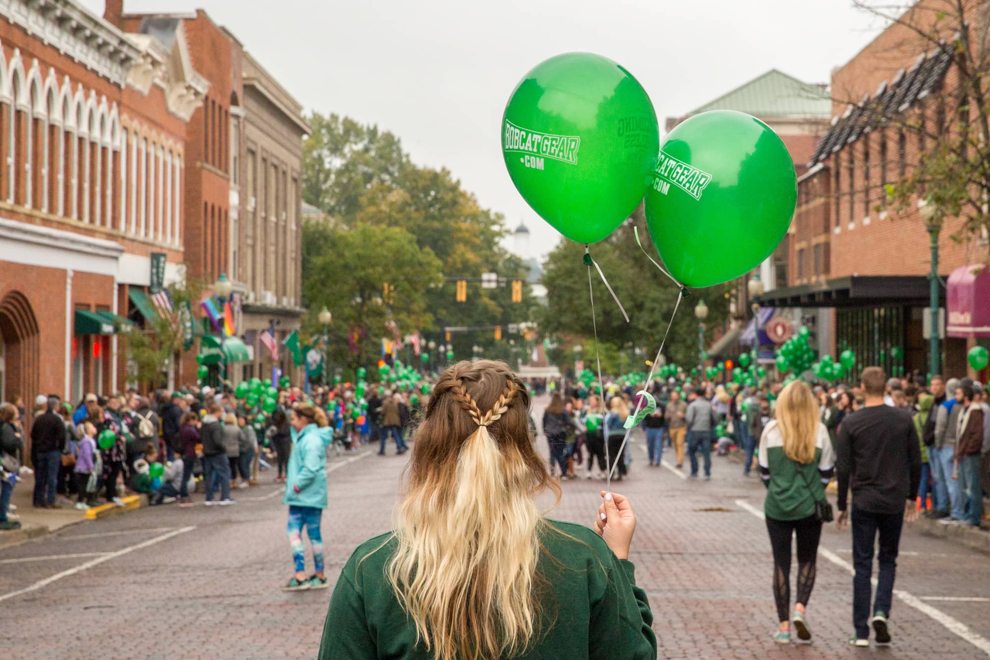 Photographs of the 2018 Ohio University Homecoming Parade in Uptown Athens, Ohio on October 20, 2018.