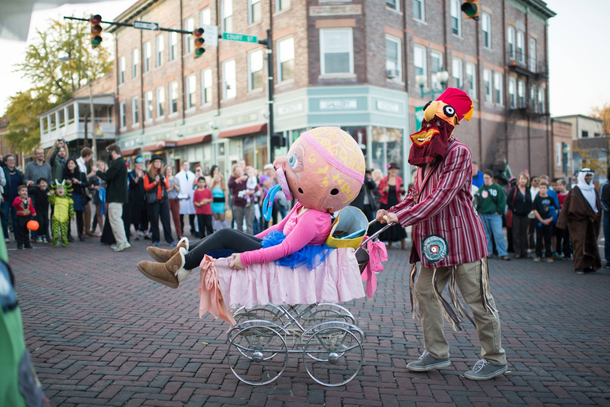 Honey for the Heart parade on Court Street. 