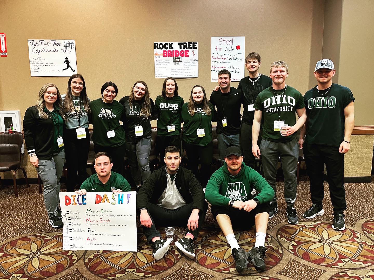 Patton College’s health and physical education students give standout presentation at state convention