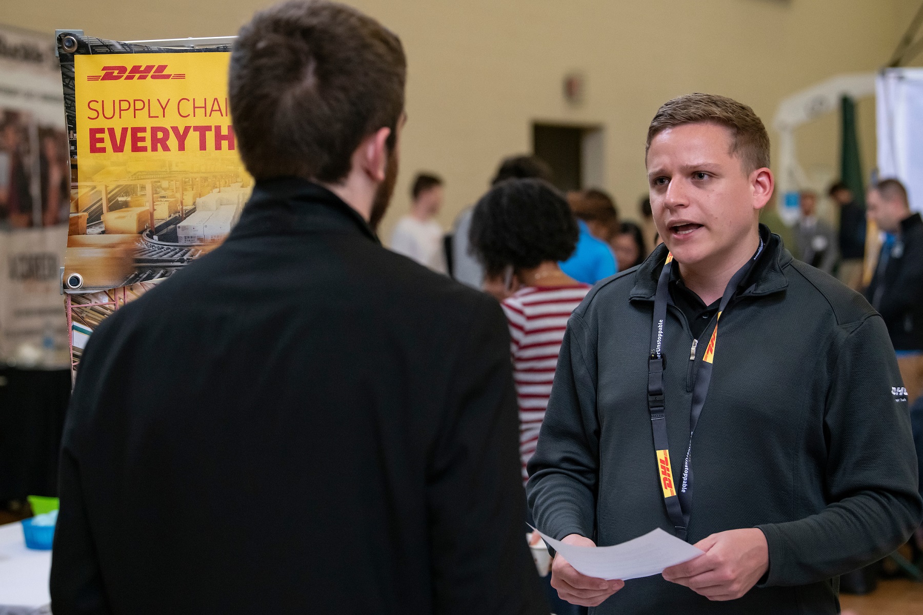 A photo from the 2022 Career and Internship Fair in the Ping Recreation Center