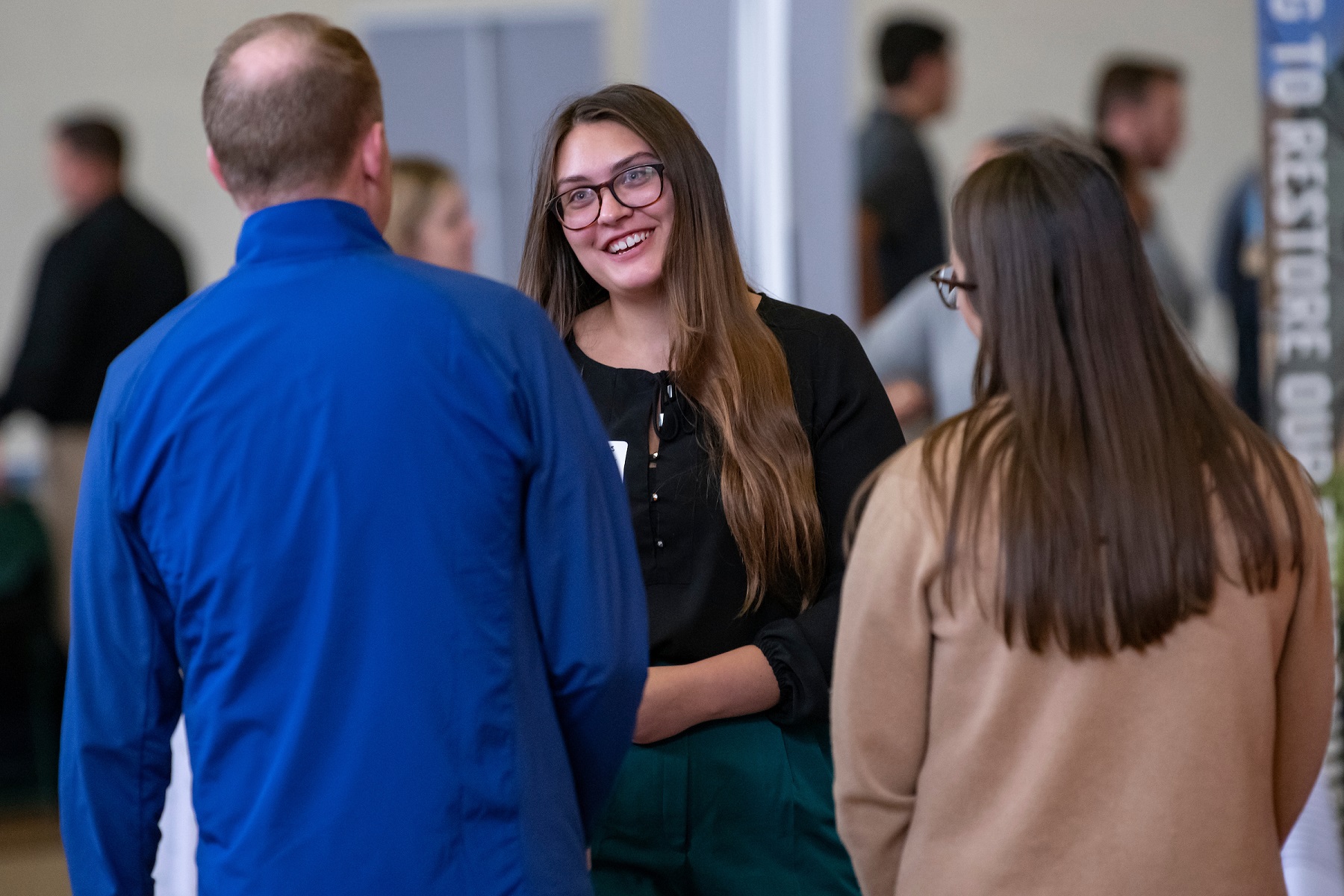 A photo from the 2022 Career and Internship Fair in the Ping Recreation Center