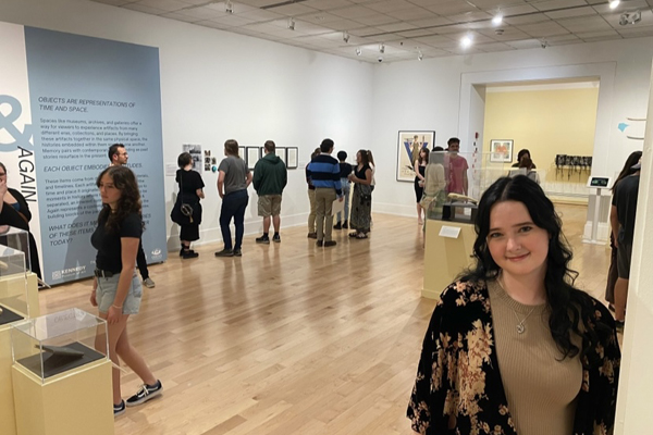 The Museum Studies Certificate program’s class of 2023 exhibit at the Kennedy Museum of Art