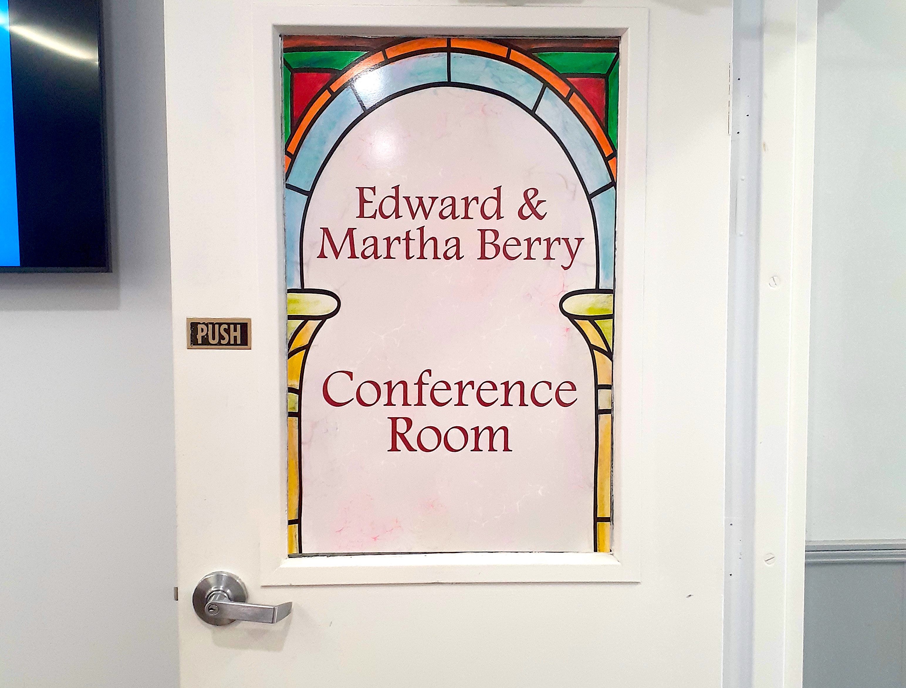 The Edward and Martha Berry Conference Room located in the Athens City Building 