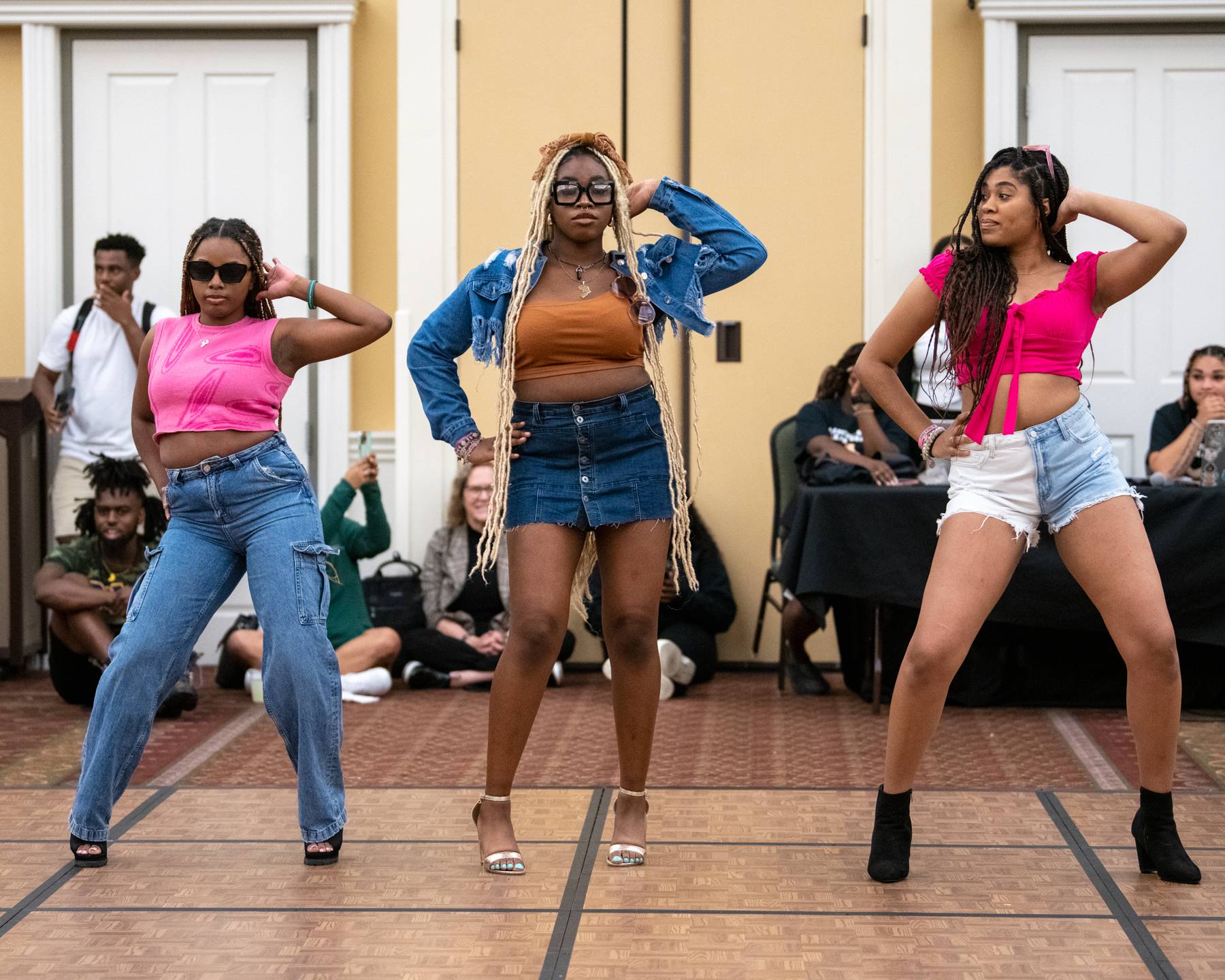 Students perform at the Multicultural Student Expo in the Baker Ballroom.