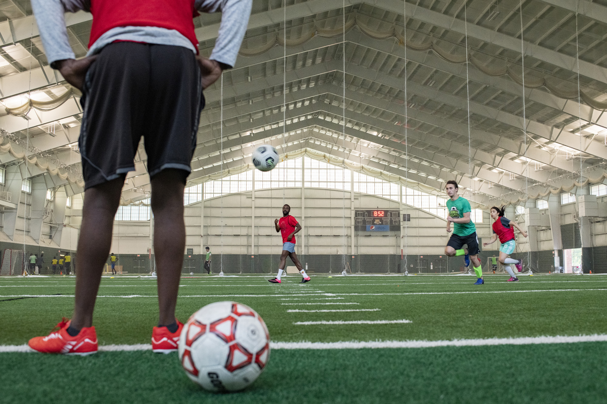 OHIO alumni, students and staff took to the AstroTurf at Walter Fieldhouse the morning of Sept. 17 for a Soccer Tournament hosted by the Pan-African Alumni Network. The World Cup-style event brought Bobcats, including international alumni returning for BAR, together for friendly competition and fun.