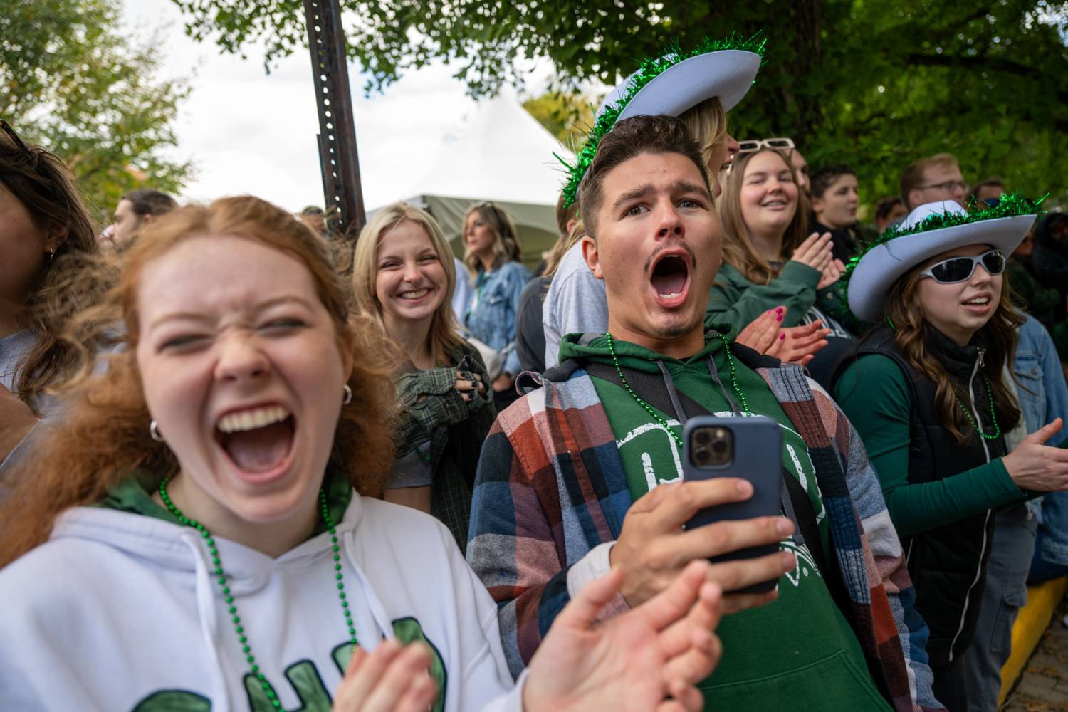 The Marching 110 Alumni Band always brings such excitement to students.