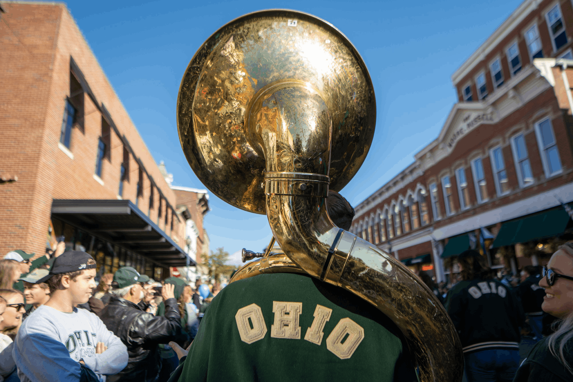 Ohio University’s Marching 110 Alumni Band has been a staple – and a favorite – of Homecoming festivities since its first performance in 1973. 