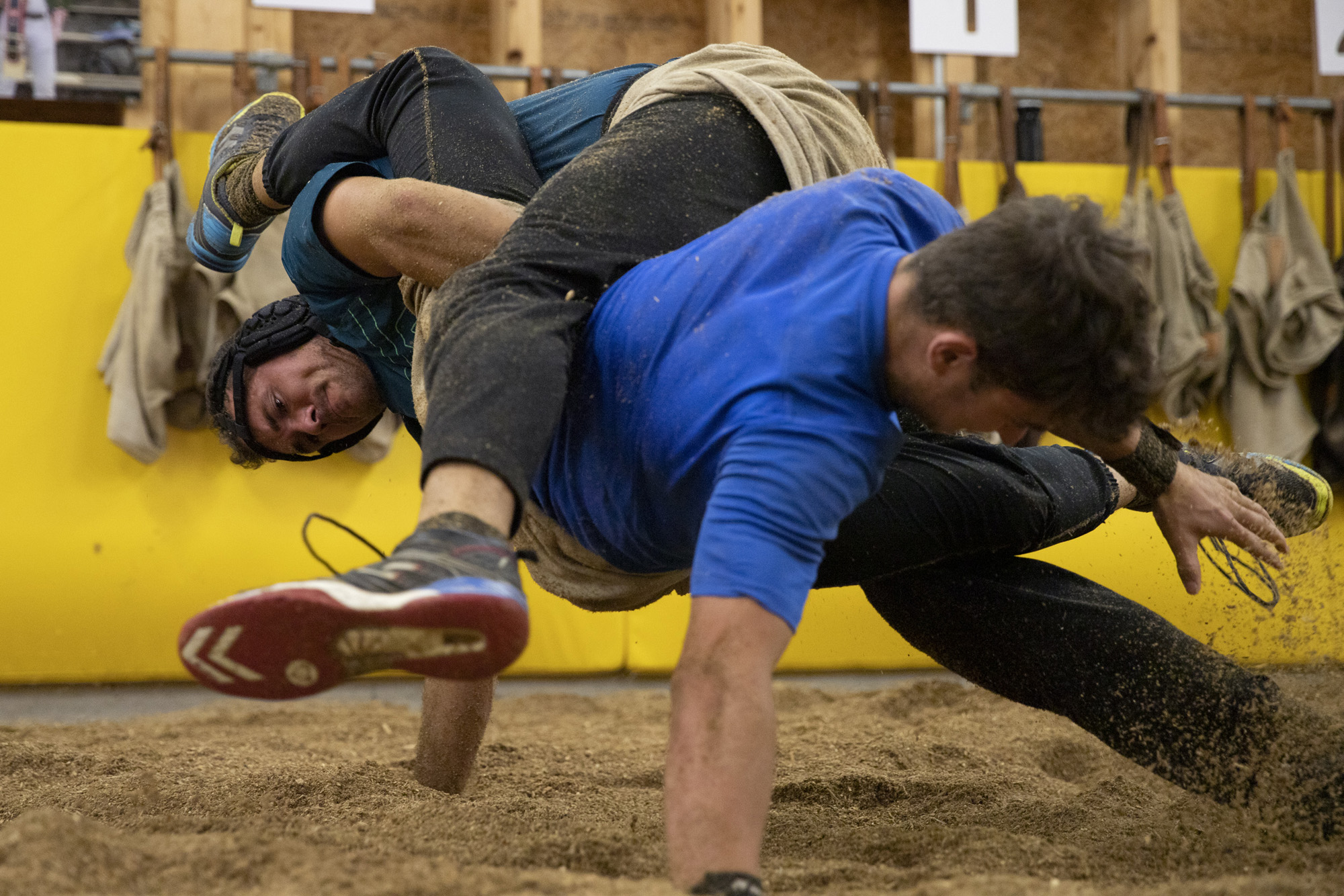Ohio University photography student Leslie Ostronic photographed traditional Swiss Wrestling during the Visual Discovery Conference in Lucerne Switzerland.