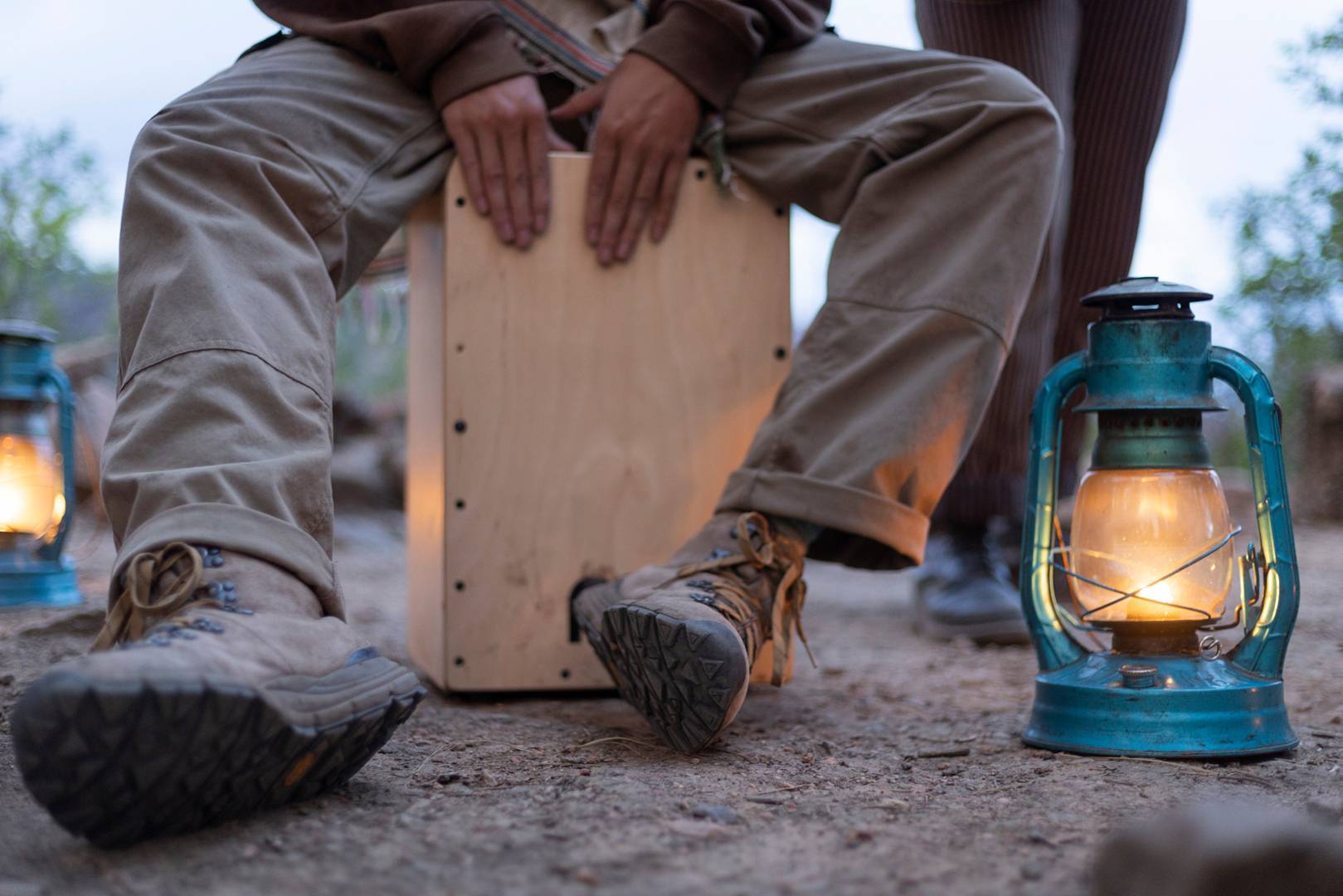 The Crater Lake staff perform at the campfire at Philmont Scout Ranch in Cimarron, N.M., on July 19, 2022.