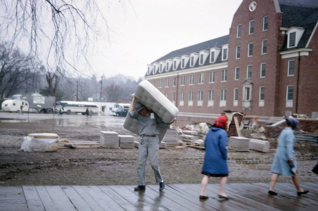 Athens clean-up, Athens Ohio flood 1968