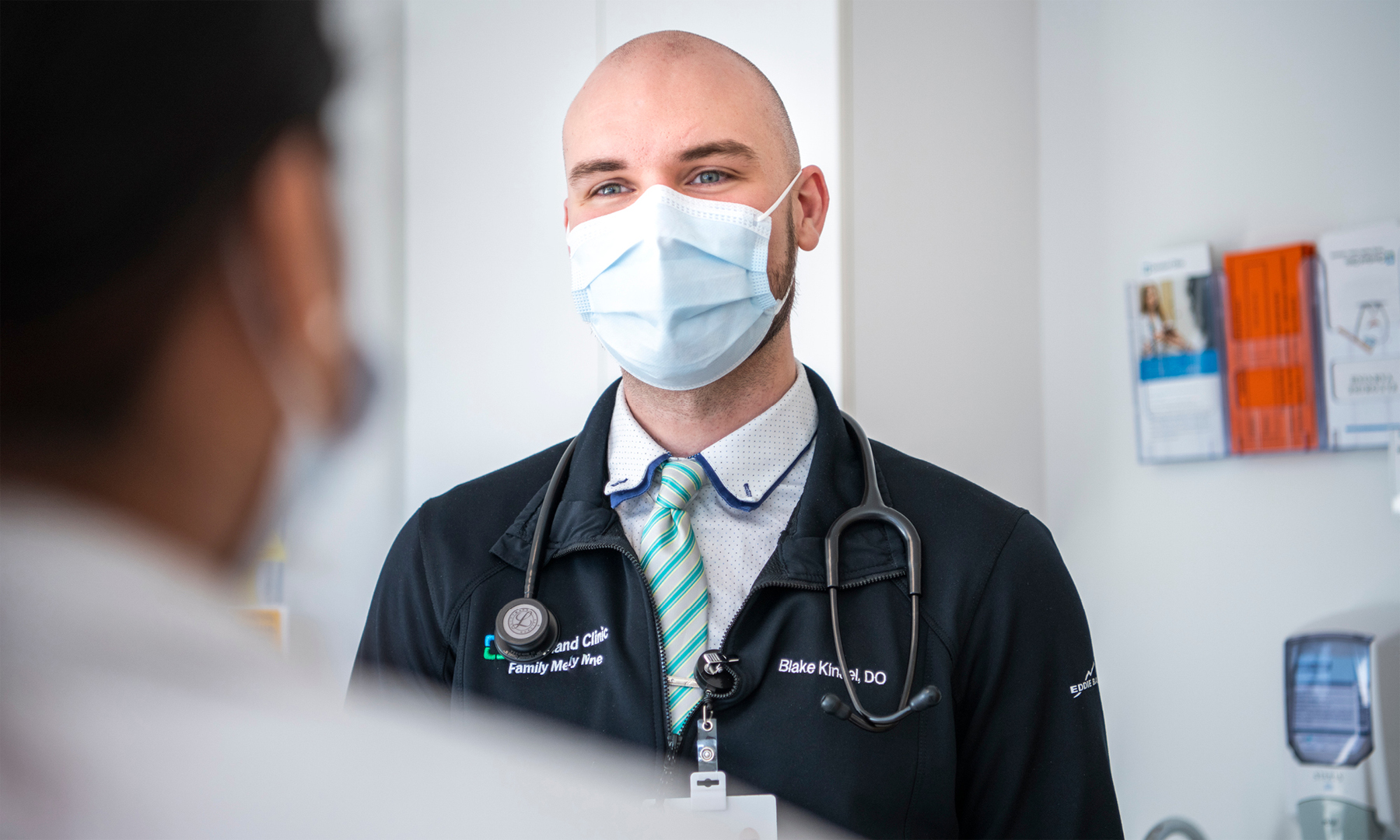  Blake Kinsel, DO ’21, was one of eight students who are the firsts to complete the Heritage College of Osteopathic Medicine’s Transformative Care Continuum.