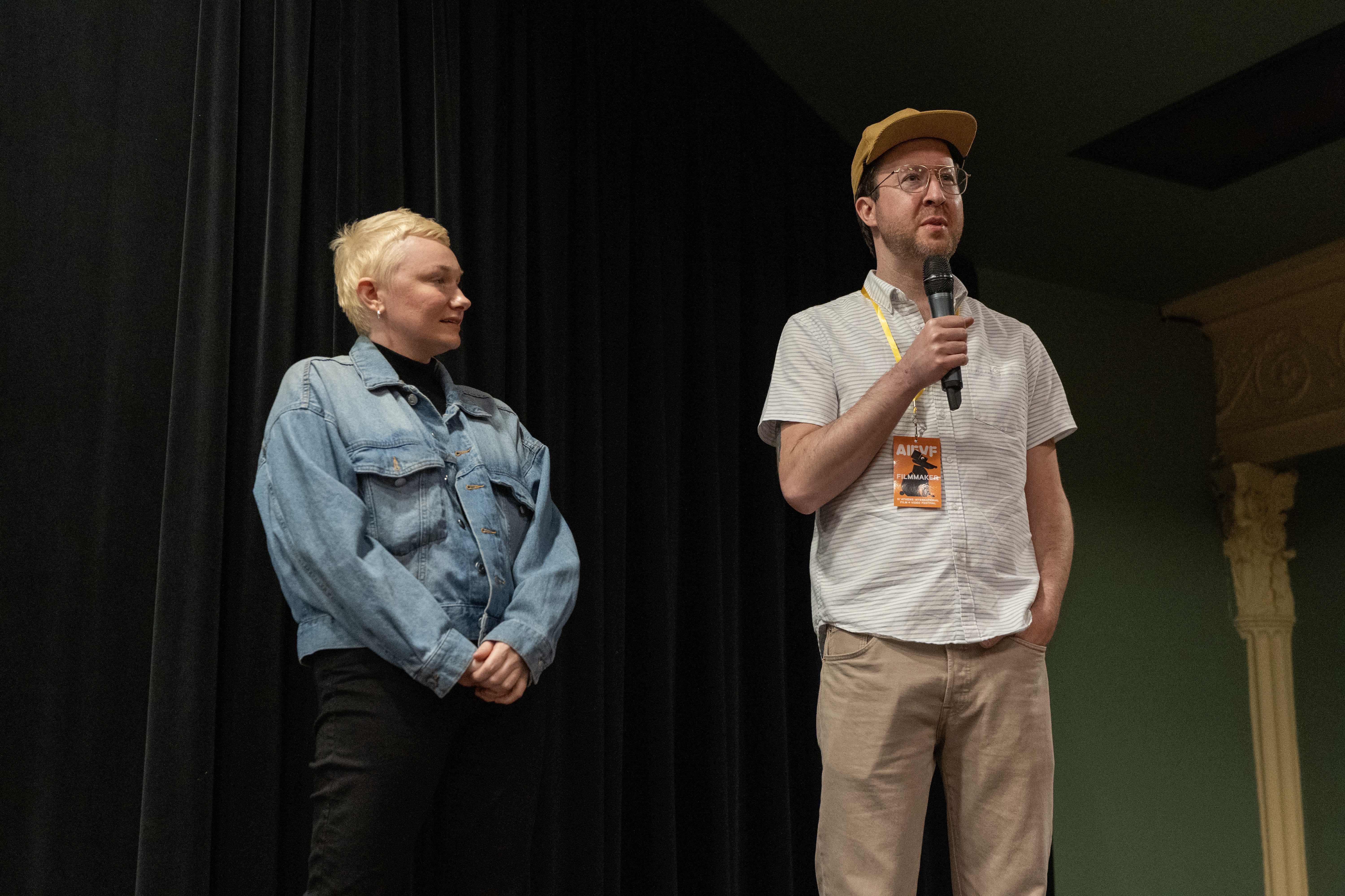 Visiting filmmakers speak at the 2024 AIFVF.