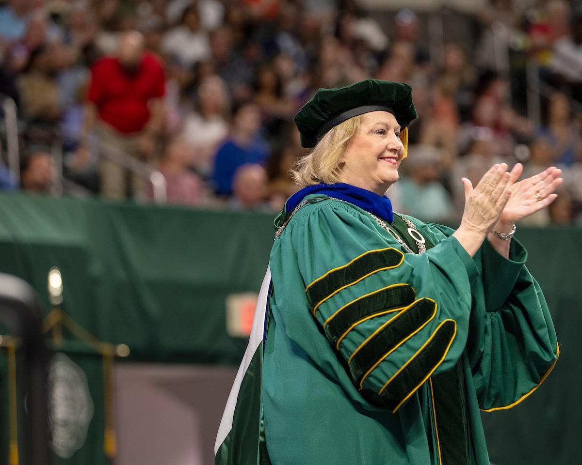 President Lori Stewart Gonzalez at 2024 Spring Commencement ceremony