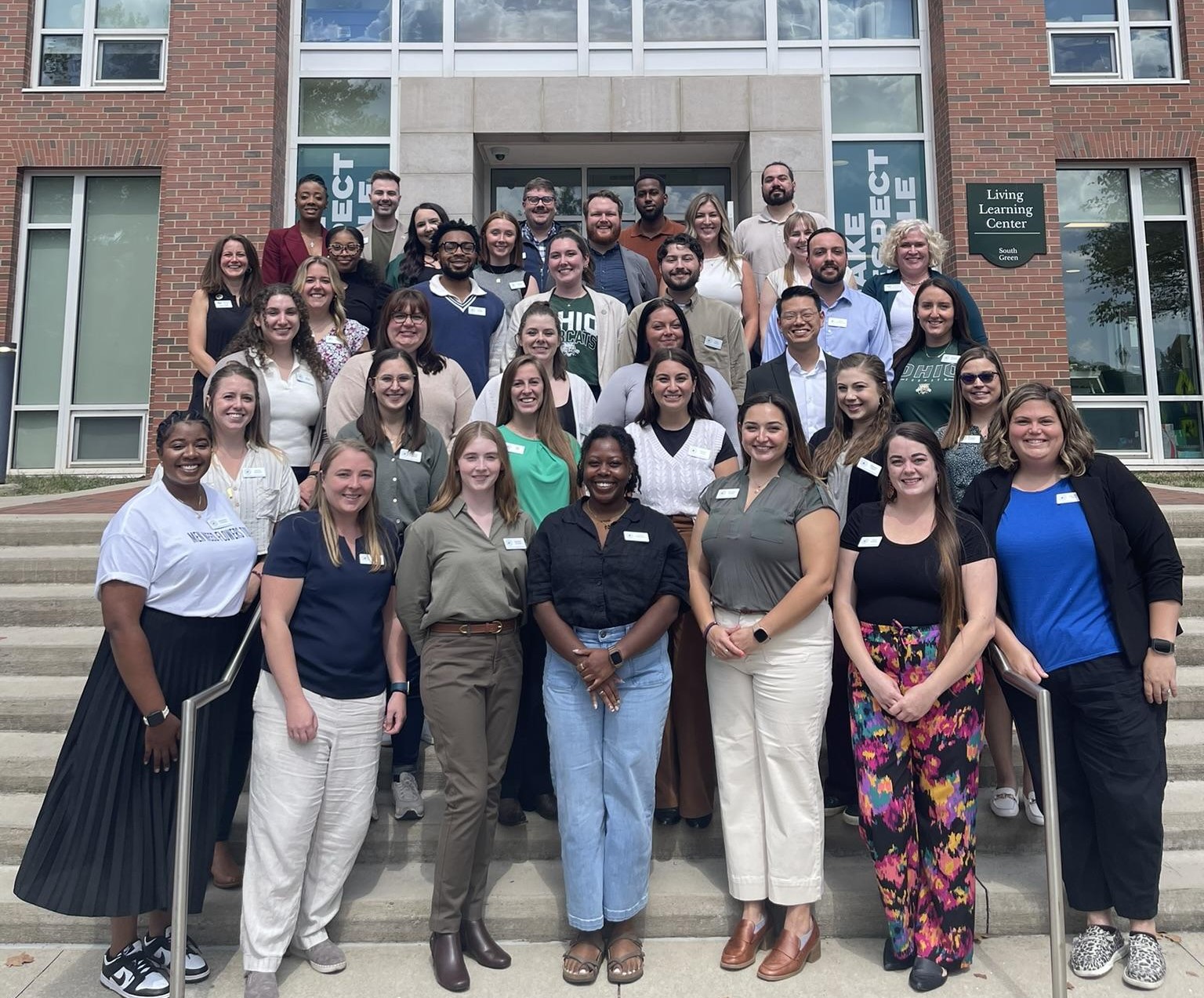 The Young Alumni Leaders pose for a group image on Sept. 6 at Ohio University