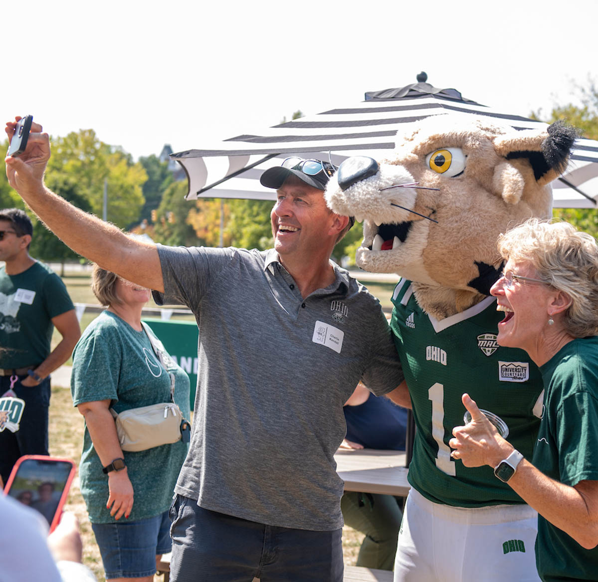 Whether it’s a selfie with Rufus or a hug from an old friend, Homecoming is a celebration of togetherness.