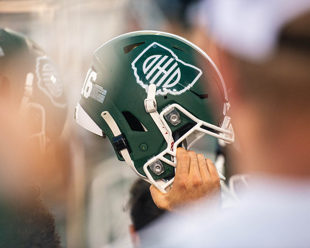 OHIO football helmet