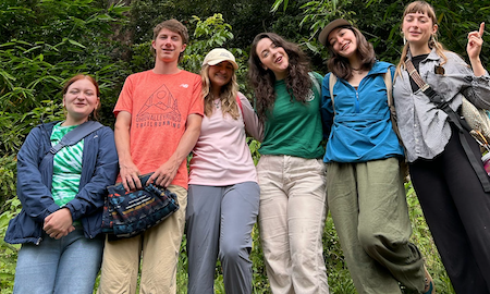 Students pose in Kenya for study abroad program