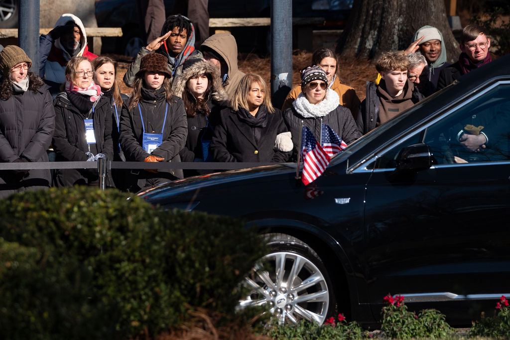 The funeral service of President Jimmy Carter. Photo by Ben Gray '93, Viscom at Ohio University