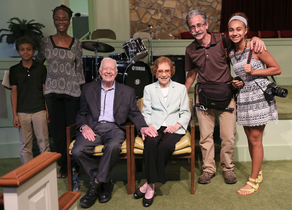 Ben Gray, BS '93, served as one of a small team of photographers to document President Jimmy Carter's funeral for the Carter family.