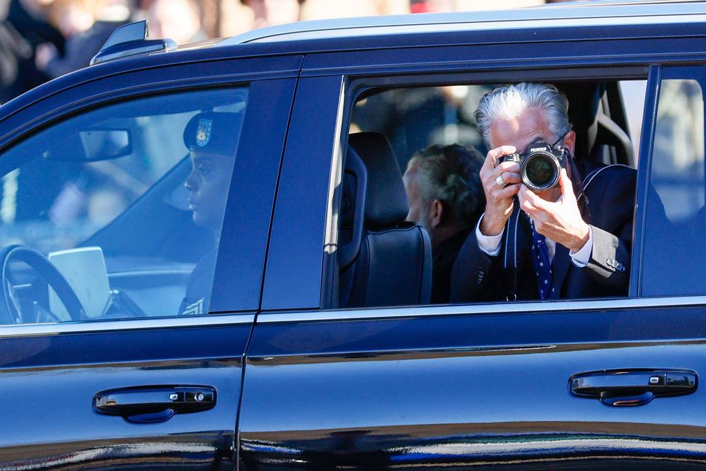 Ben Gray, BS '93, served as one of a small team of photographers to document President Jimmy Carter's funeral for the Carter family.