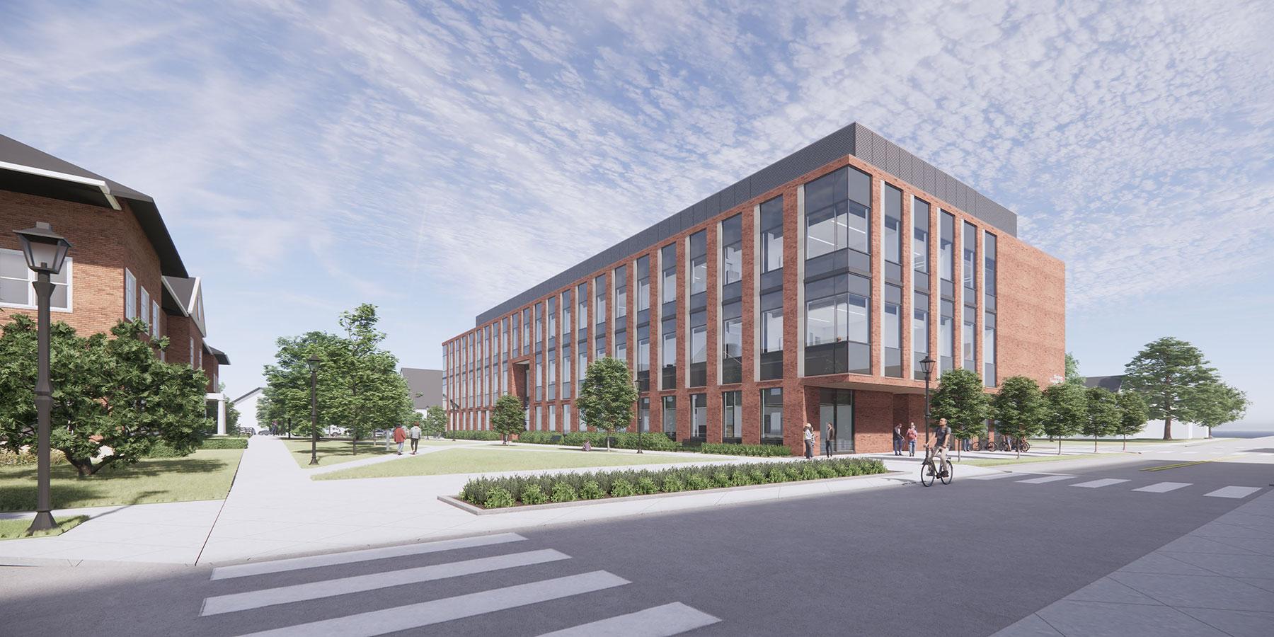 An artist rendering of the new Translational Research Facility on OHIO's Athens Campus.