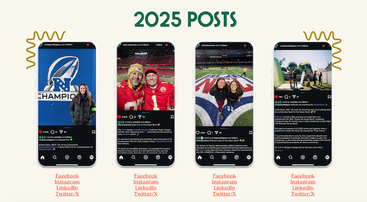 Examples of posts made in 2025