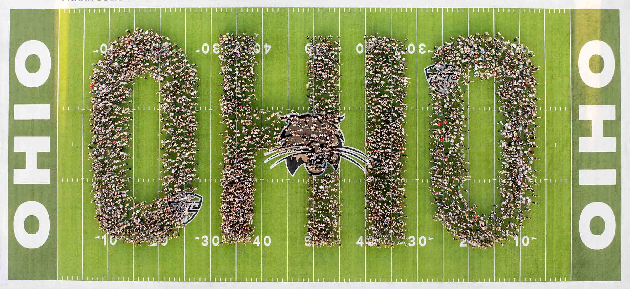 OHIO students join together at Peden Stadium