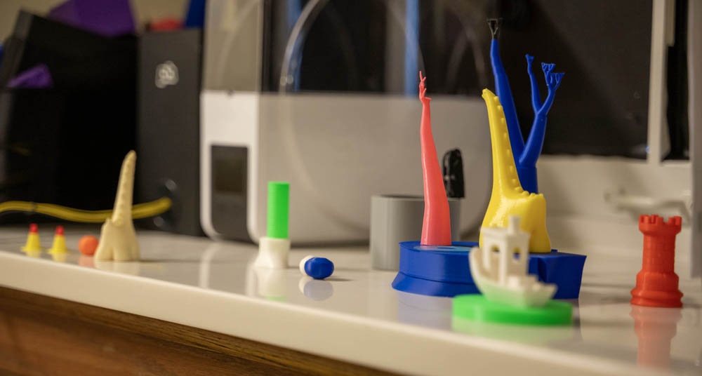 3D printed figurines