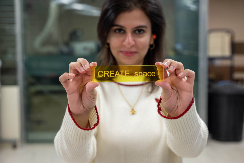 Final product plate from laser cutter