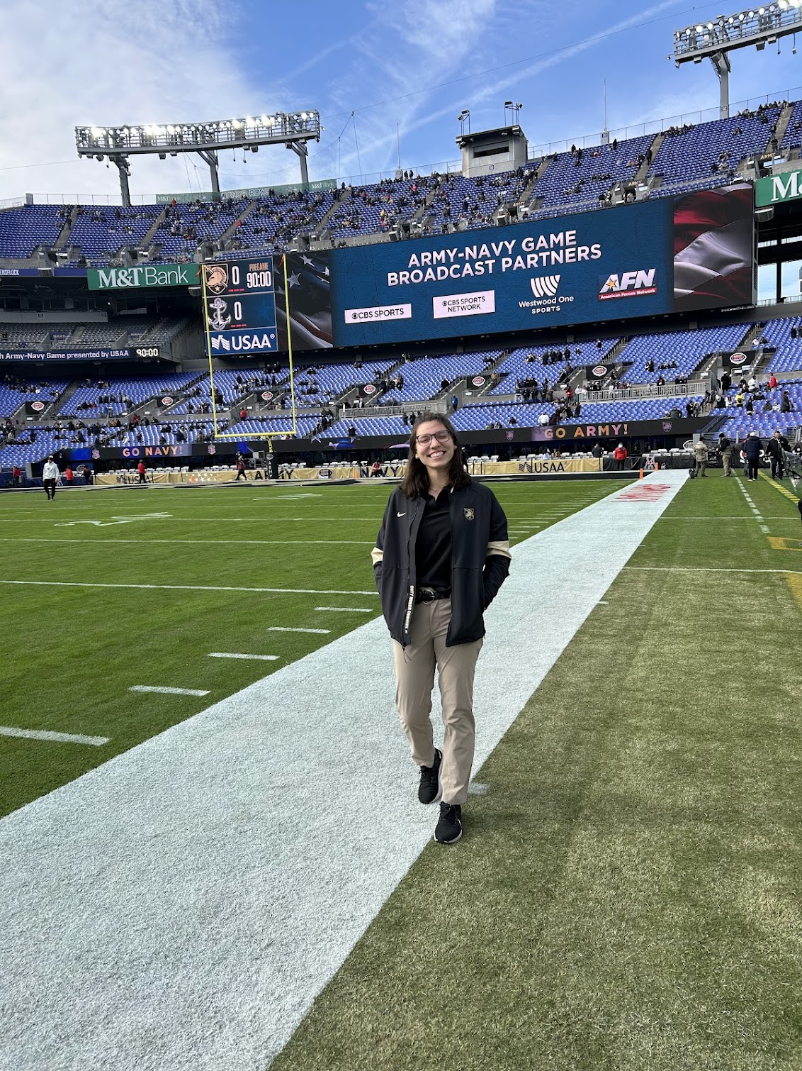 As one football season ends, OHIO grad student Nicole Powers is already preparing for the next