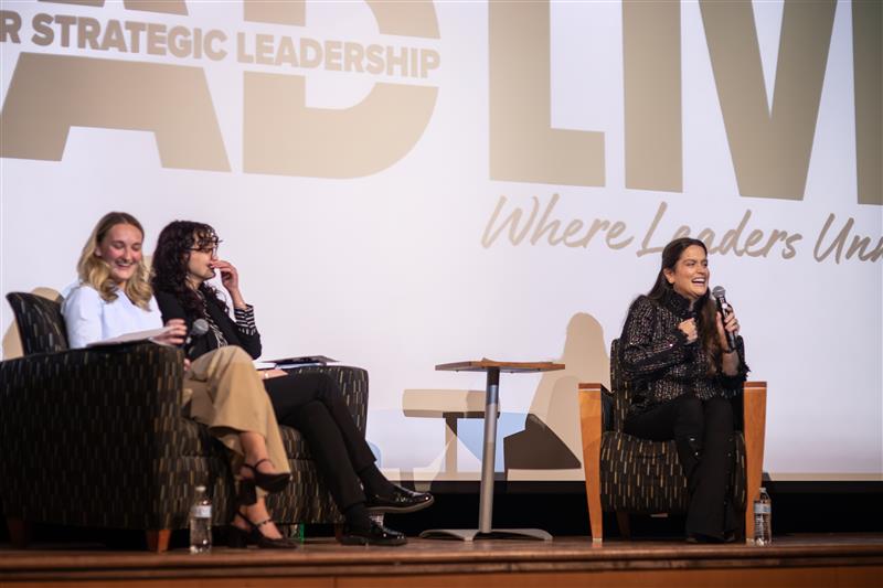 OHIO students talk with, learn from inspiring leader at Lead Live event