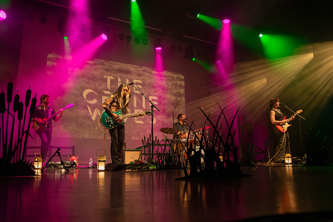 Harmony-heavy folk-rock band The Crane Wives will give a special artist keynote on Tuesday, April 14, and perform a concert that evening.