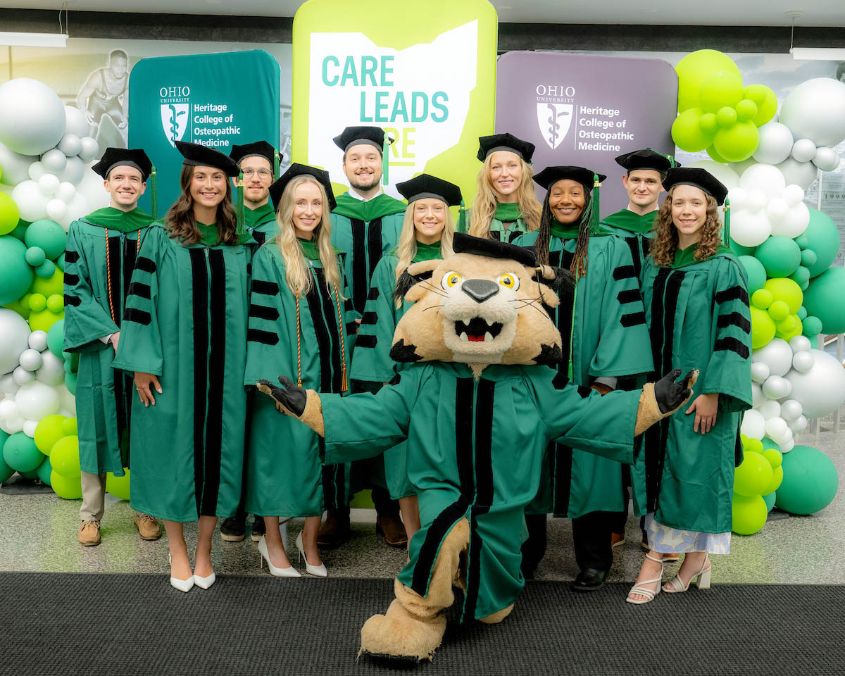 Heritage College students revel in graduation. 