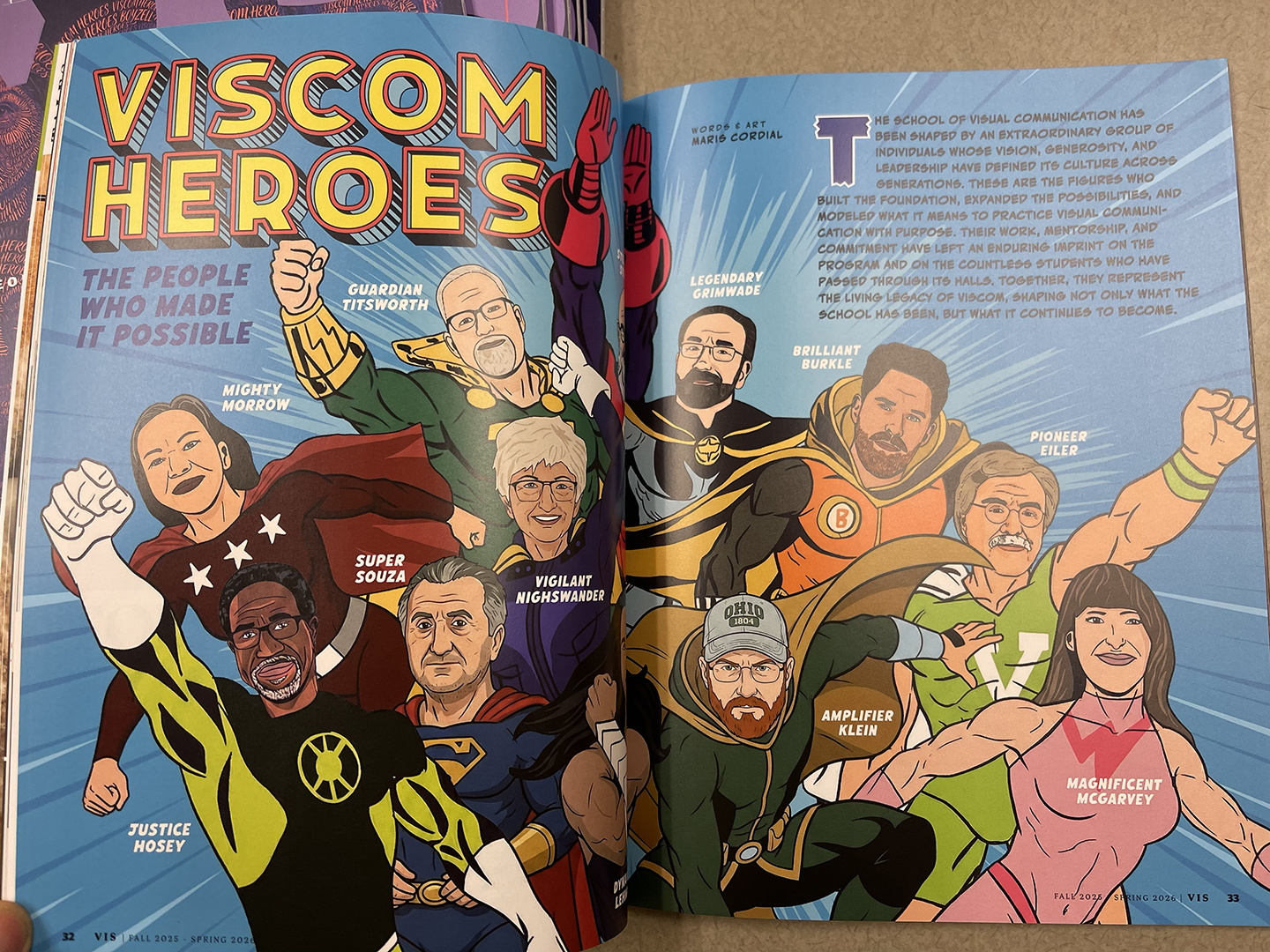 VisCom Magazine Heros