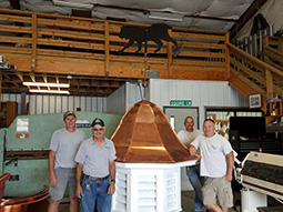 Bobcat weathervanes