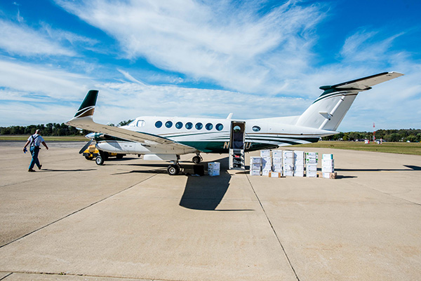 The College of Health Sciences and Professions, Heritage College of Osteopathic Medicine and Russ College of Engineering and Technology came together to fund a relief effort to transport supplies from Athens and Fort Lauderdale, Florida, to Puerto Rico.