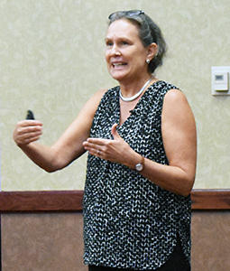 Debby Irving, author of “Waking Up White,” delivers the keynote address at the Fourth Annual Conference on Diversity and Inclusion.