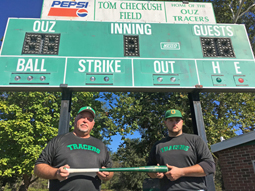 Pollock and Pollock passing the bat