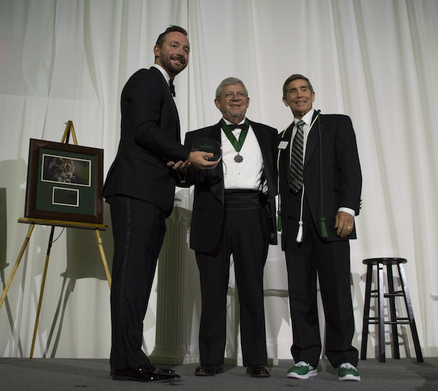 David Palmer accepted the Honorary Alumnus Award.