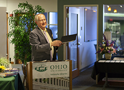 Tim Vickers speaks during the 2018 GAOTA ceremony.