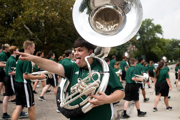 Tuba player