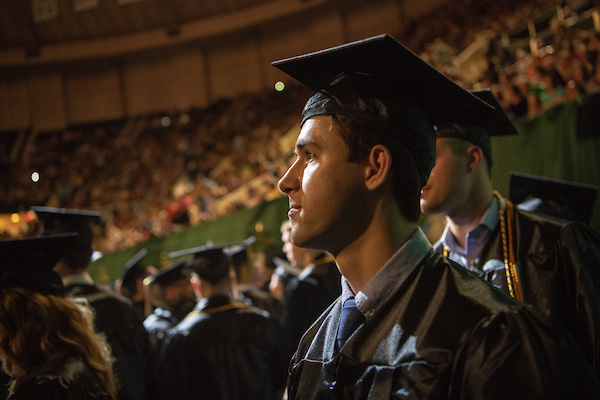 Student at graduation