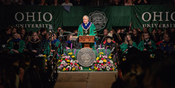 President M. Duane Nellis participated in his first Graduate Spring Commencement ceremony on Friday, May 4.