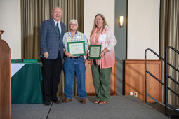 President with honorees